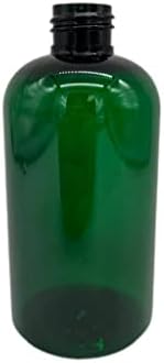 8 גרם בקבוקי פלסטיק בוסטון ירוק -12 חבילה לבקבוק ריק ניתן למילוי מחדש - BPA בחינם - שמנים אתרים - ארומתרפיה | כובע הצמד
